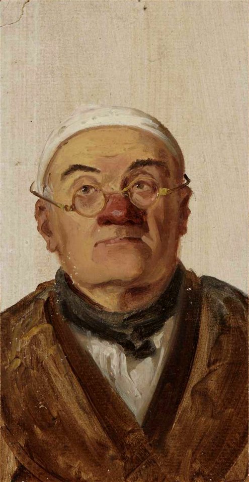 Carl Spitzweg Porträtstudie zum Armen Poeten