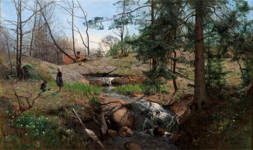 Spring in the Country (Alfred Thörne) - Nationalmuseum - 18409