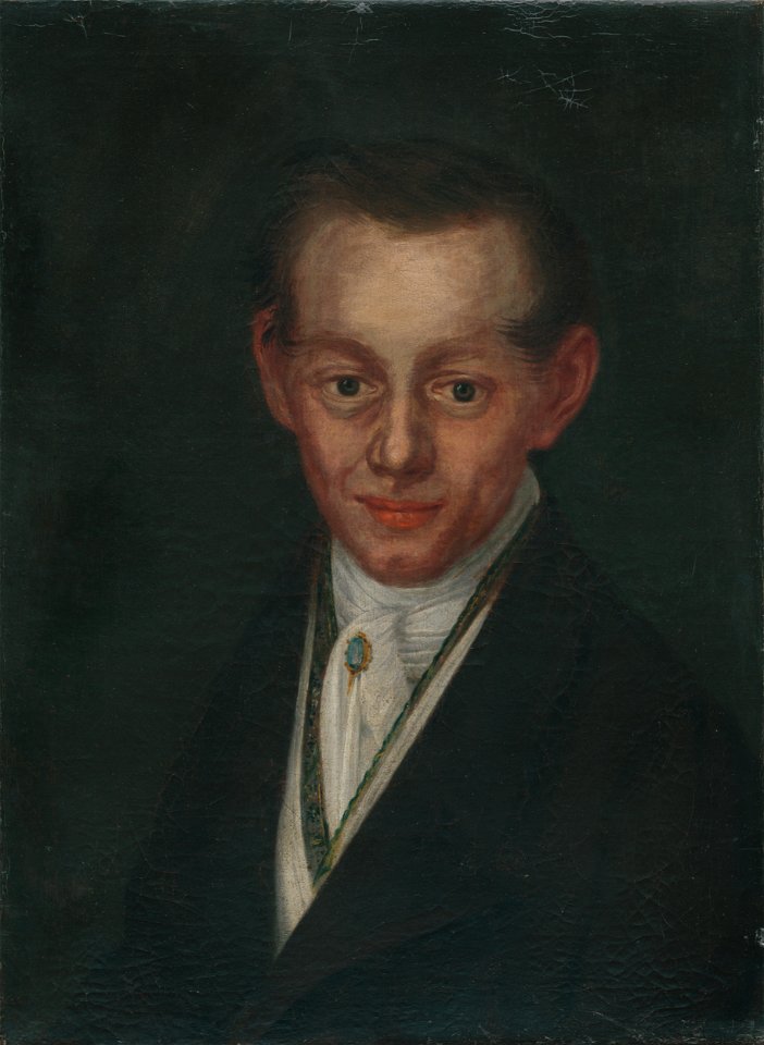 Srbský maliar - Portrét mladého muža - M 222 - Ernest Zmeták Art Gallery