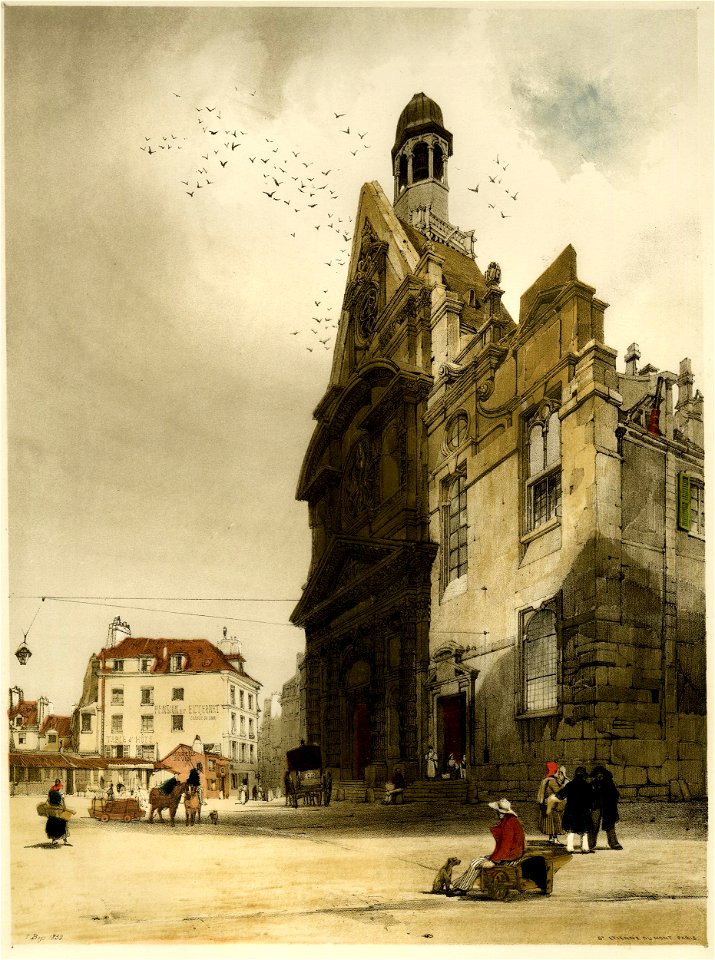 St Etienne du Mont, Paris (BM 1870,0813.204)
