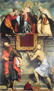 Sposalizio mistico di santa Caterina d'Alessandria con i santi Caterina da Siena, Paolo e Girolamo