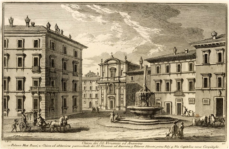SS. Venanzio e Ansovino - Plate 116 - Giuseppe Vasi