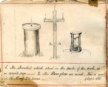 St Mary Sketchbook 08 - Sundial