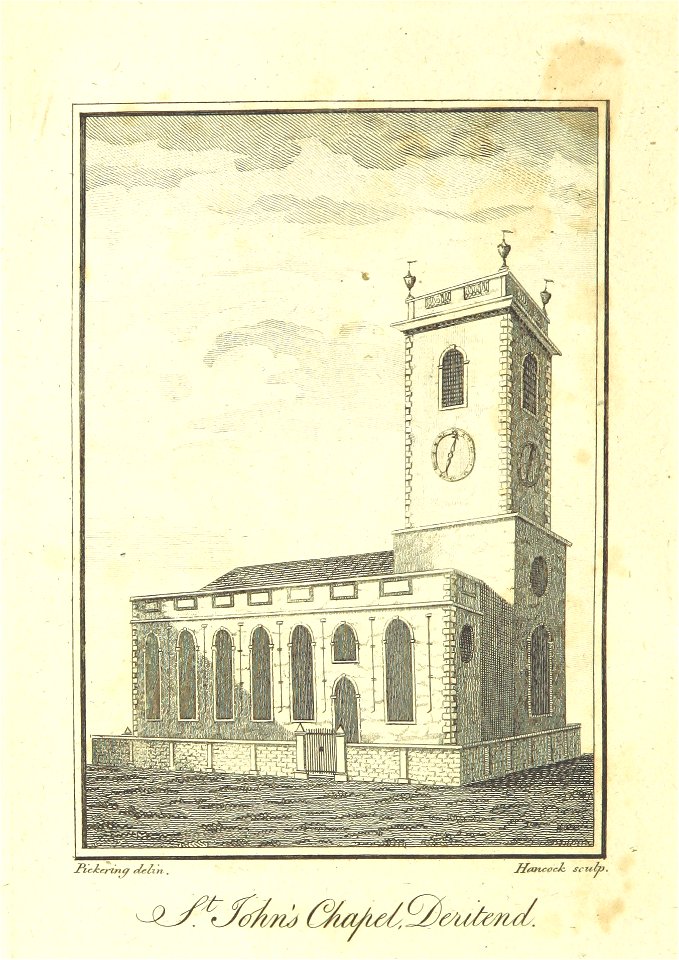 St Johns Chapel, Deritend, Birmingham, circa 1809