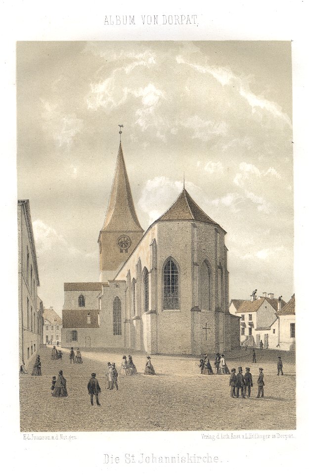 St Johanniskirche 1860 Höflinger