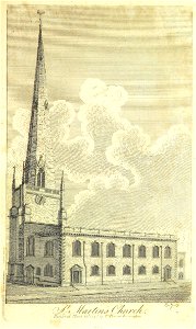 St Martin in the Bull Ring circa 1809