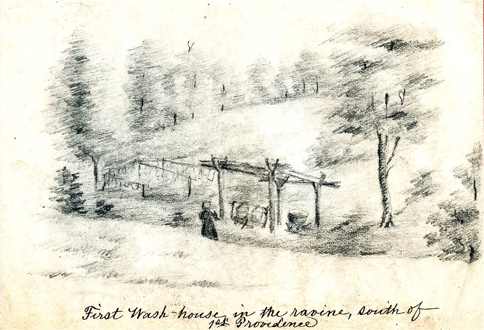 St Mary Sketchbook 38 - First Wash-house