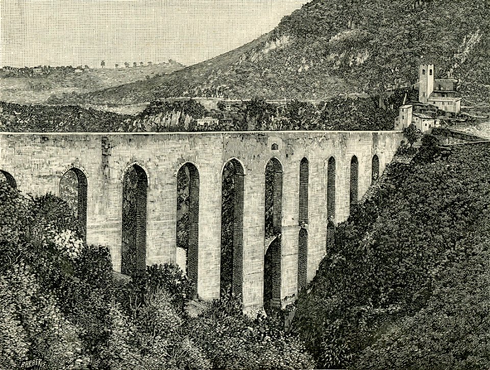 Spoleto ponte delle Torri e Acquedotti