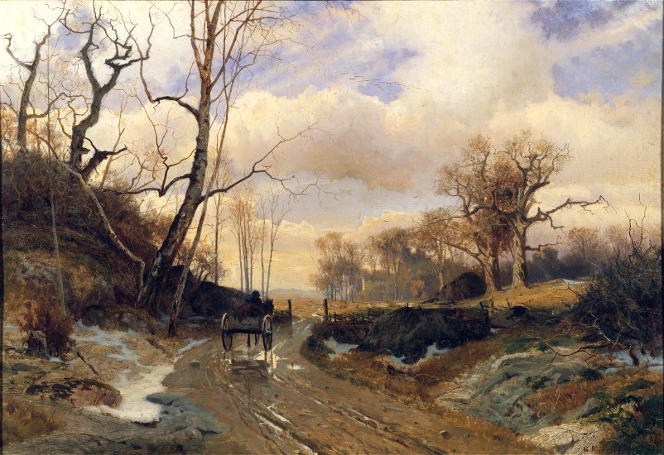 Spring in Skåne (Gustaf Rydberg) - Nationalmuseum - 18062