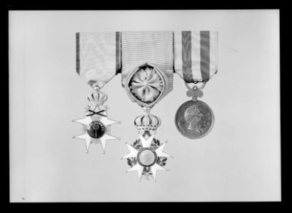 Spänne m ordnar o medaljer - Livrustkammaren - 393