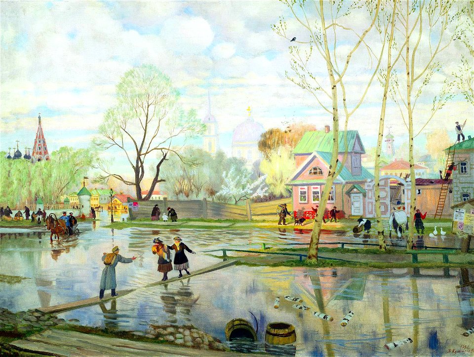 Spring. Kustodiev