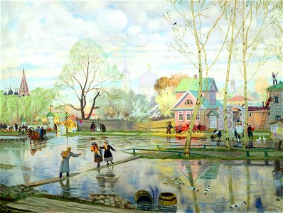 Spring. Kustodiev