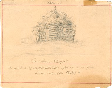 St Mary Sketchbook 19 - Shell Chapel