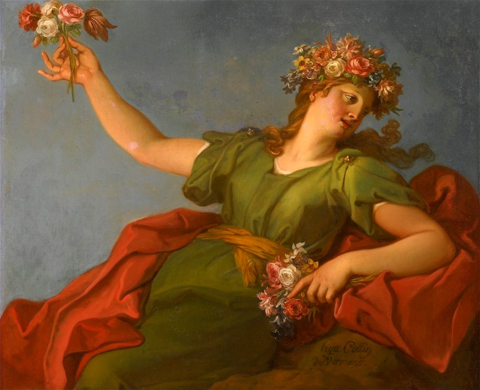 Spring from Allegories of the Four Seasons by Hyacinthe Collin de Vermont