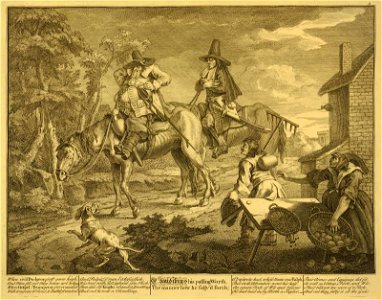 Sr Hudibras his passing Worth,-The manner how he sally'd forth (BM 1868,0822.1496)