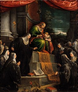 St Anne and the Infant St Mary (Leandro Bassano) - Nationalmuseum - 17081