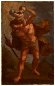 St Christopher with the Christ Child - Nationalmuseum - 17165