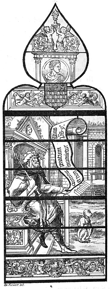 St pantaléon vitrail salomon 2426