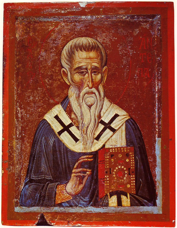 St Antipas Icon Sinai 13th century