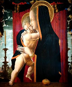 1455 Squarcione Maria mit dem Kind Gemäldegalerie anagoria