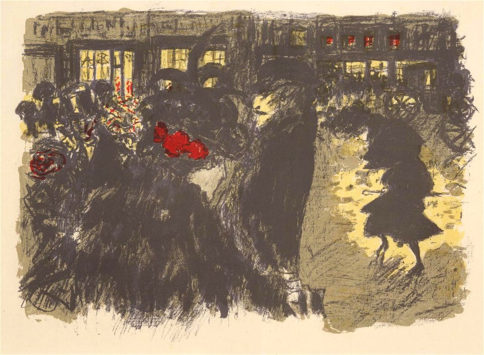 Square at evening 1899