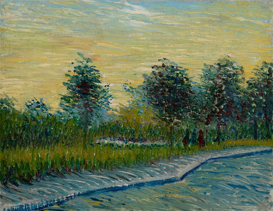 Square Saint-Pierre bij zonsondergang - s0098V1962 - Van Gogh Museum