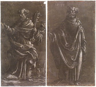 St Peter and St Bartholemew, by Hans Holbein the Younger
