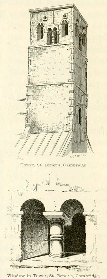 St Benet's Cambridge stylesofarchitec00rick 0382