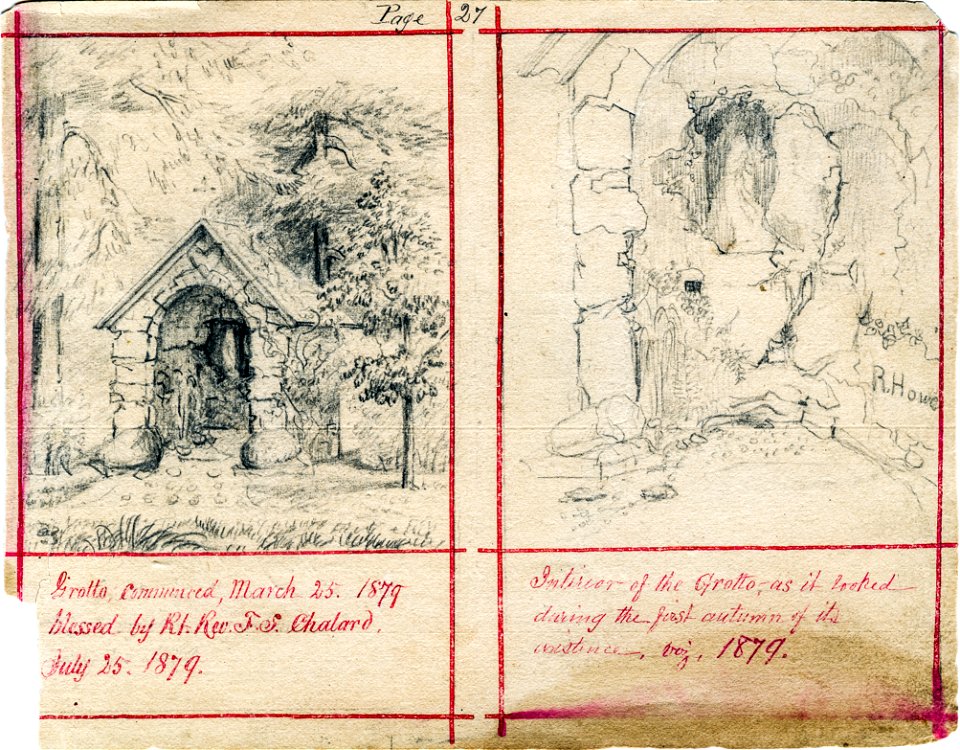 St Mary Sketchbook 27 - Grotto