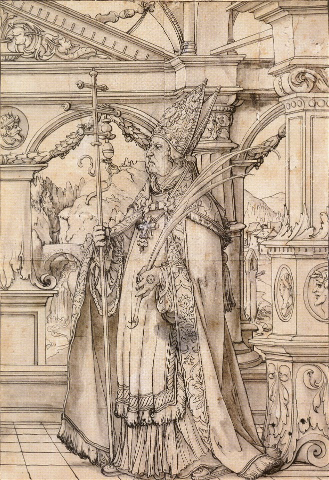St Pantalus under a Renaissance Portico, by Hans Holbein the Younger