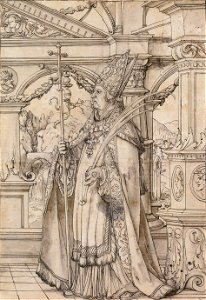 St Pantalus under a Renaissance Portico, by Hans Holbein the Younger
