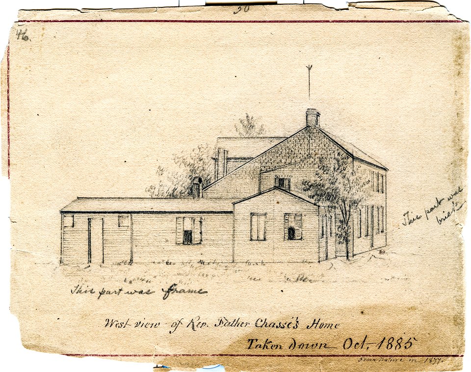 St Mary Sketchbook 46 - Father Chasse's Home