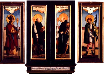 St Gallener Versuchungsretabel- geschlossen