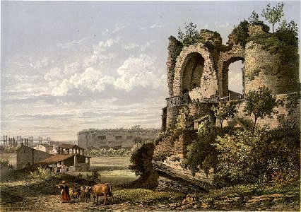 St. André de Cubzac - Vue des Ruines du Château des Quatre fils Aymon - Fonds Ancely - B315556101 A MERCEREAU 7 090