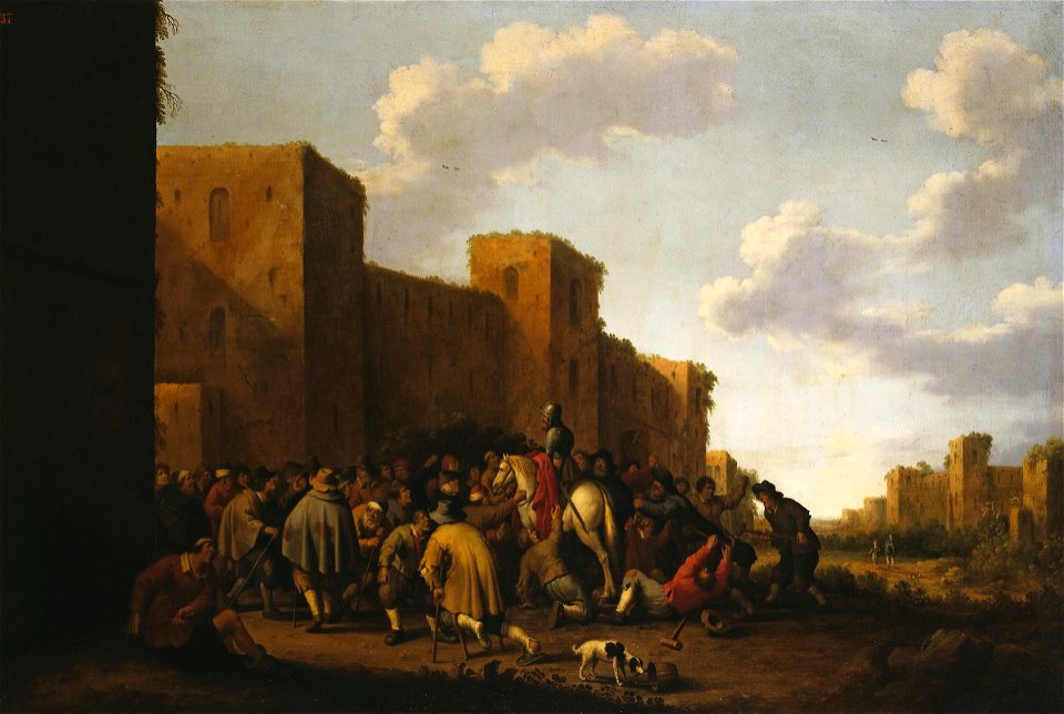 St Martin at the Gates of Amiens (The Merciful Knight)