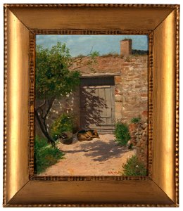St. Briac, Painting by Oscar Kleineh