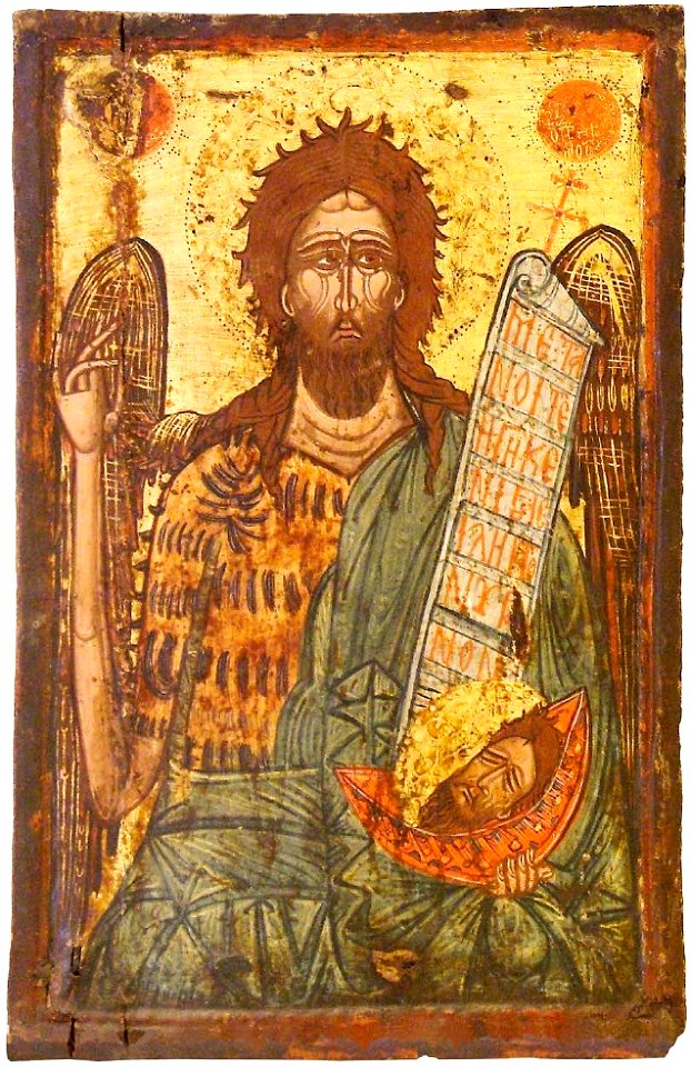 St John the Baptist Late XVII - Early XVIII Cenury St Mary Blonichka Church, Ohris Icon Gallery