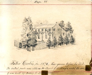 St Mary Sketchbook 21 - Father Corbe's House