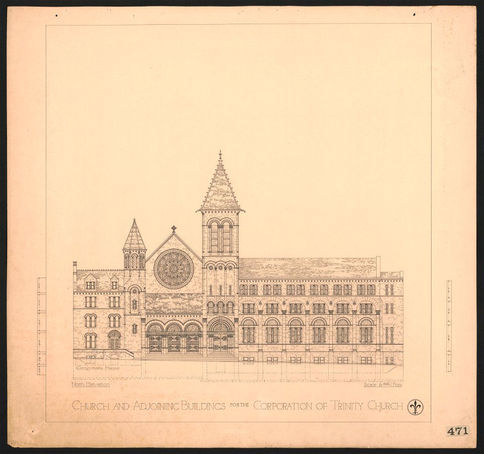 St. Agnes Chapel of the Trinity Church Parish, New York, New York. Front elevation LCCN2015649866