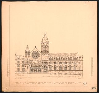 St. Agnes Chapel of the Trinity Church Parish, New York, New York. Front elevation LCCN2015649866