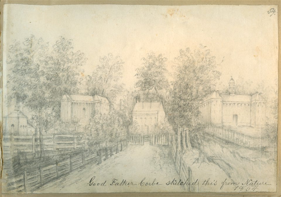 St Mary Sketchbook 54 - St Marys 1854