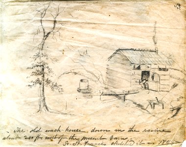 St Mary Sketchbook 53 - Wash-house