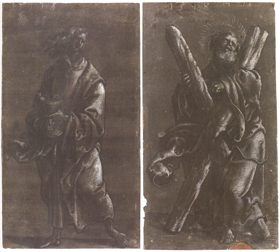 St John and St Andrew, by Hans Holbein the Younger