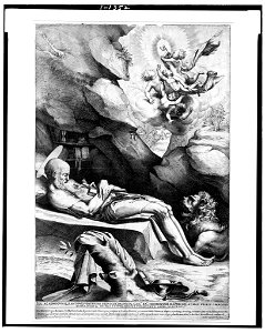 St. Jerome dying in solitude) - L.C LCCN90710651