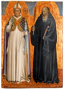 St Benedict and Bishop Donatus (Gherardo Starnina) - Nationalmuseum - 19738
