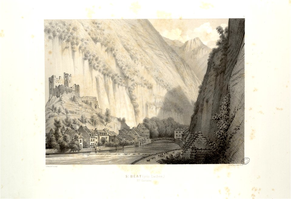 St. Béat (près Luchon) - Haute Garonne - Fonds Ancely - B315556101 A PARIS 1 027