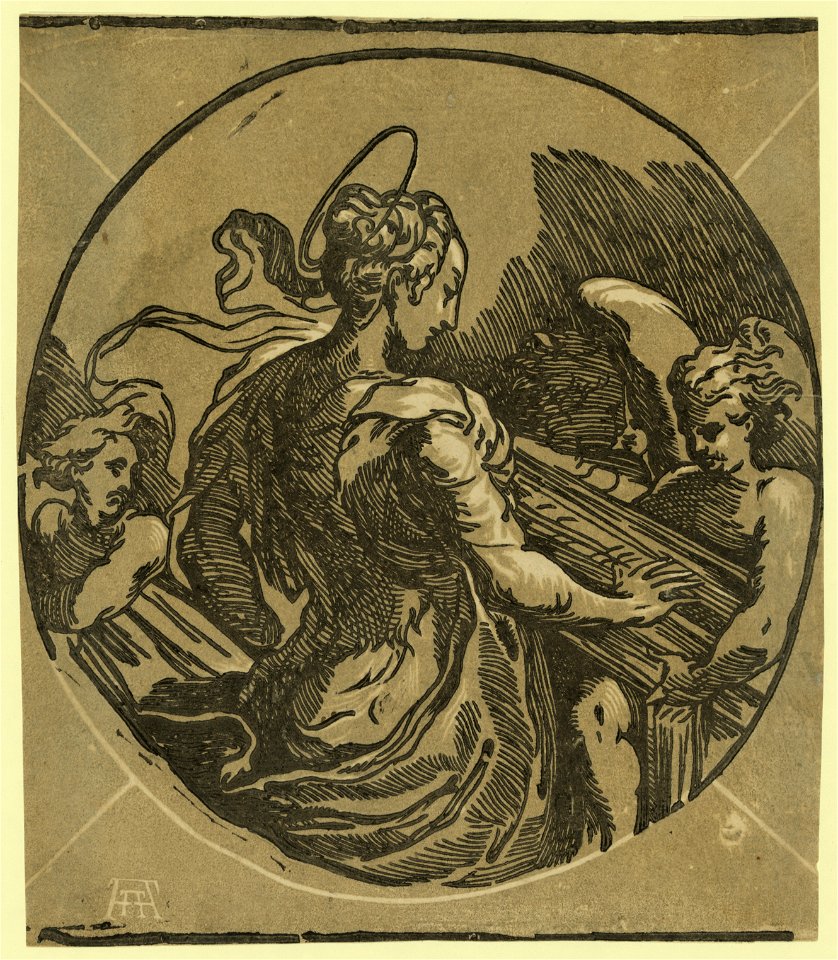 St. Cecilia - AA (monogram of Andrea Andreani). LCCN2008678907