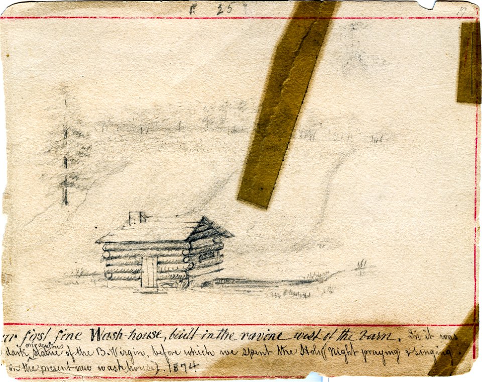 St Mary Sketchbook 25 - Wash-house