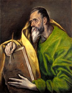 St. Luke, Painting by El Greco. Indianapolis Museum of Art