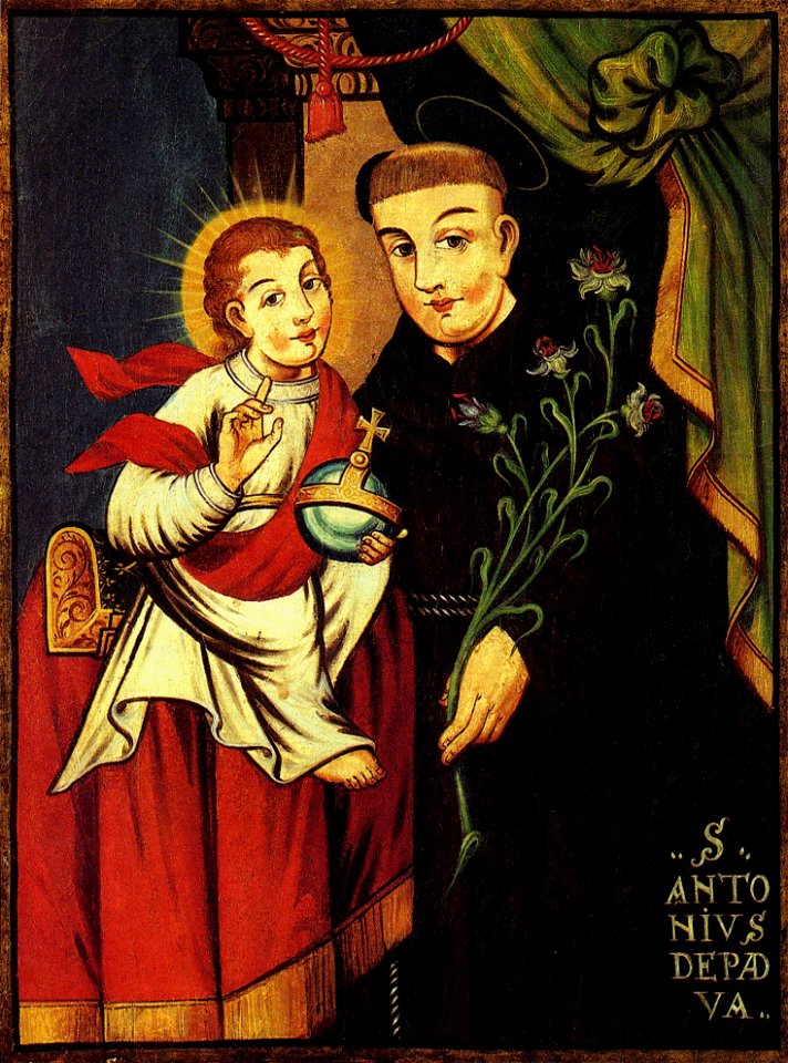 St Anthony of Padua 1744 Belarusian school